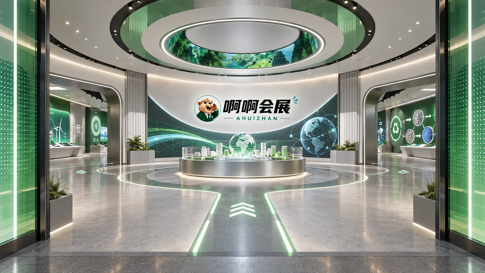 用户提供的序厅参考效果